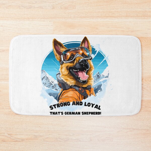 Item preview, German Shepherd's Mountain Guard: Alpine Ski Tee designed and sold by Moisky Art.