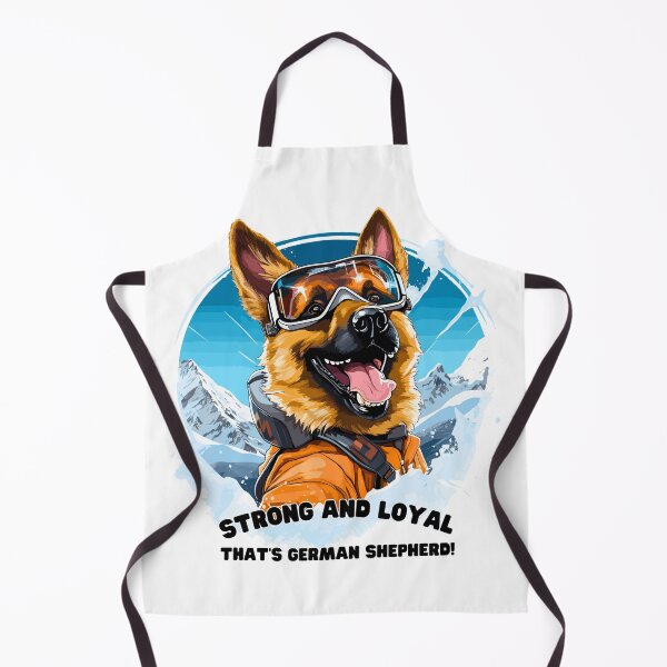 Item preview, German Shepherd's Mountain Guard: Alpine Ski Tee designed and sold by Moisky Art.