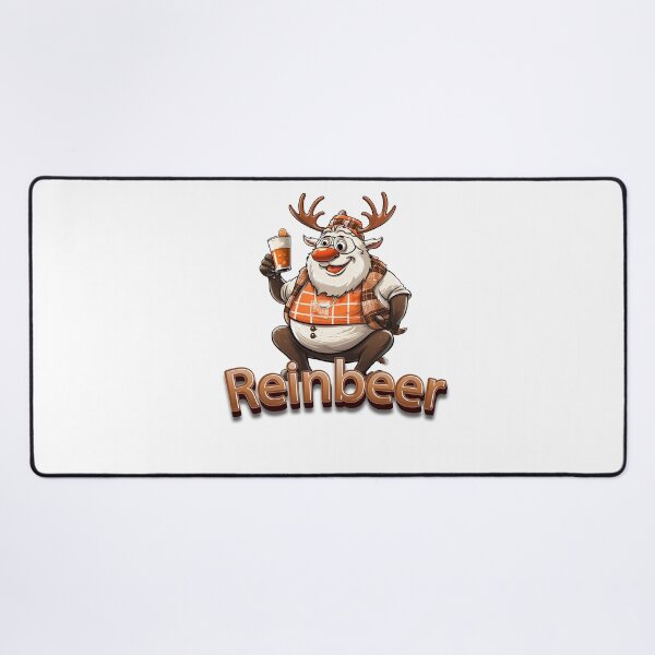Item preview, Reinbeer - Santas Reindeer Rudolph - Reindeer Pulling Sleigh - Velvet Reindeer - Reindeer In Snow - Buff Reindeer designed and sold by JansenGS.