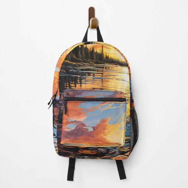 Item preview, Sunset Over Lake 3 designed and sold by Red Witch Art.