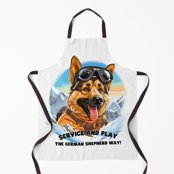 Item preview, Alpine Ally: German Shepherd Ski Patrol Tee designed and sold by Moisky Art.