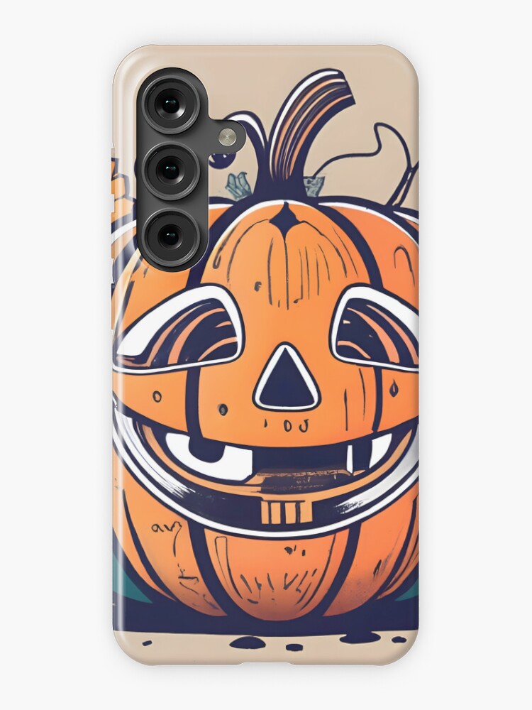 Thumbnail 1 of 4, Samsung Galaxy Phone Case, Halloween Pumpkin Drawing designed and sold by Patricks-Art.