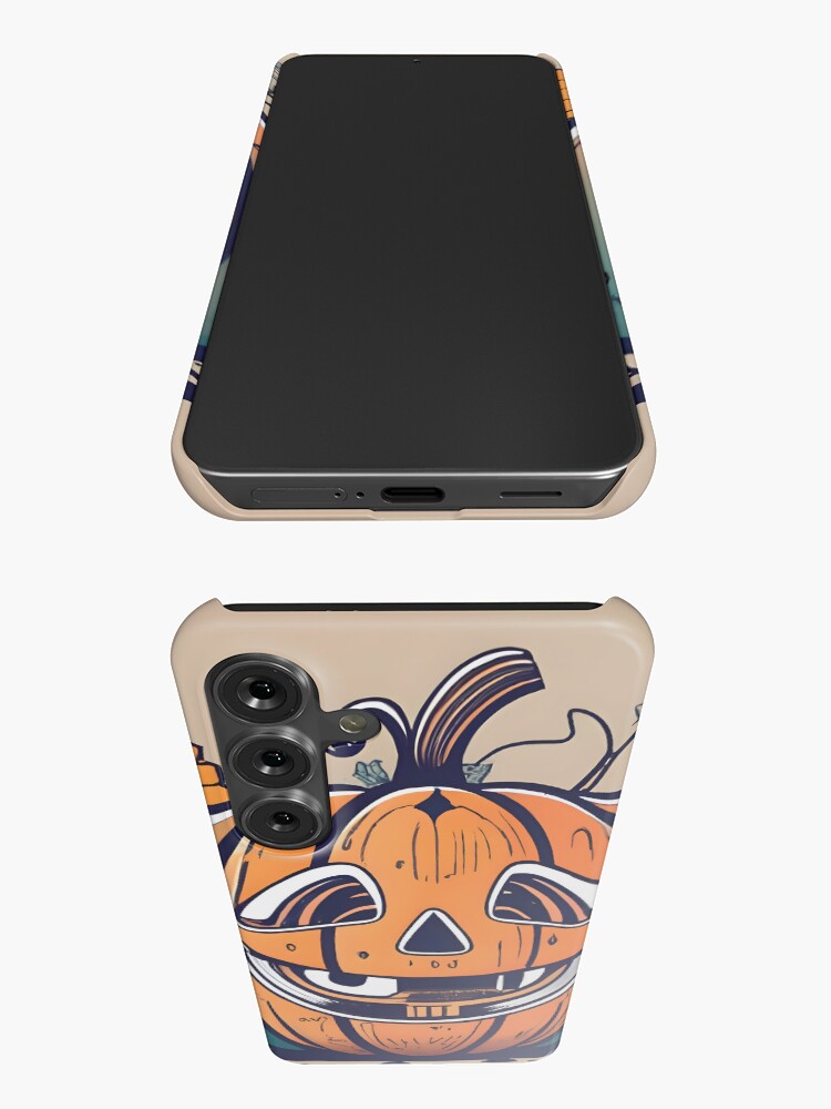 Thumbnail 3 of 4, Samsung Galaxy Phone Case, Halloween Pumpkin Drawing designed and sold by Patricks-Art.
