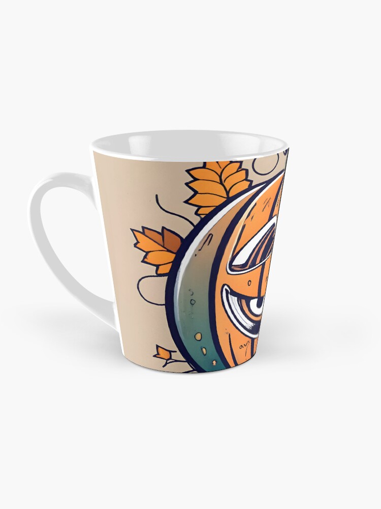 Thumbnail 3 of 4, Coffee Mug, Halloween Pumpkin Drawing designed and sold by Patricks-Art.