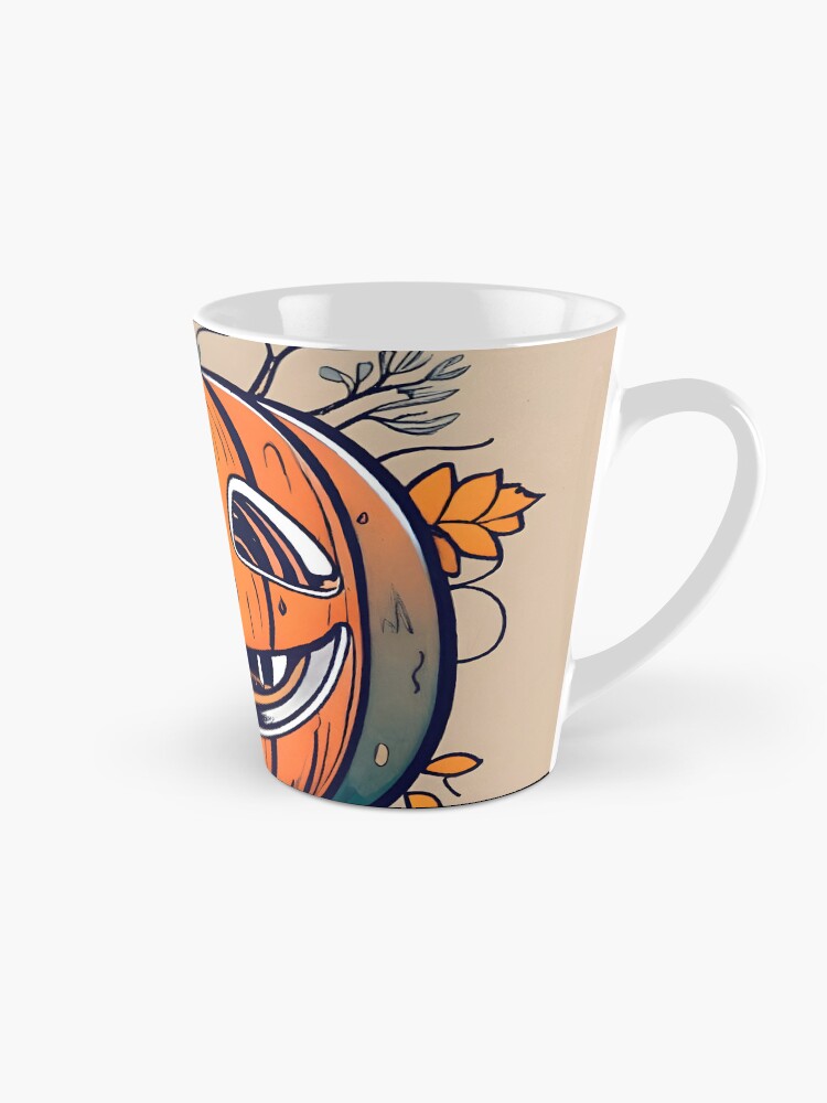 Thumbnail 1 of 4, Coffee Mug, Halloween Pumpkin Drawing designed and sold by Patricks-Art.