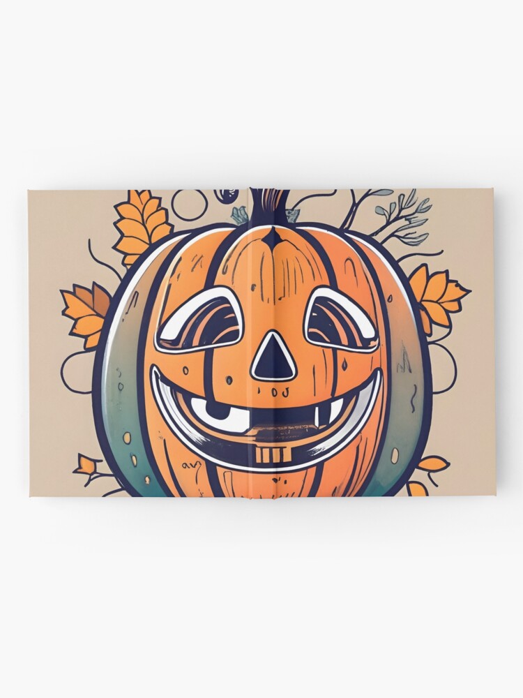 Thumbnail 2 of 3, Journal, Halloween Pumpkin Drawing designed and sold by Patricks-Art.