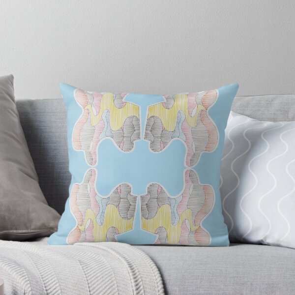 Route 1 collage 1 Throw Pillow