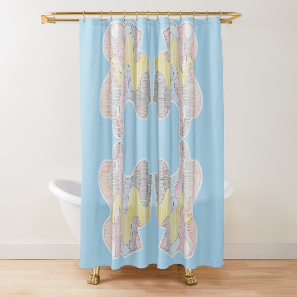 Route 1 collage 1 Shower Curtain