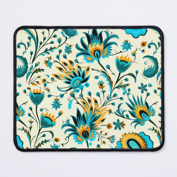 Item preview, Modern floral design inspired by Bollywood and Rococo style designed and sold by Pflugart.