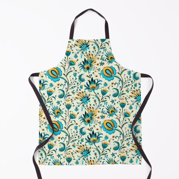 Item preview, Modern floral design inspired by Bollywood and Rococo style designed and sold by Pflugart.