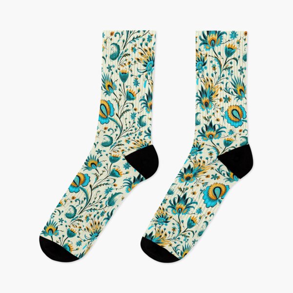 Item preview, Modern floral design inspired by Bollywood and Rococo style designed and sold by Pflugart.