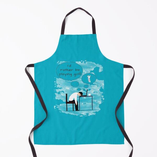 Item preview, Bored Frustrated Working Man Rather be Playing Golf designed and sold by FuddalanDesigns.
