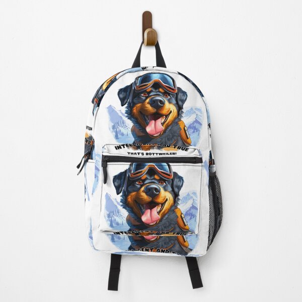 Item preview, Rottweiler's Snowy Realm: Ski Mountain Majesty Tee designed and sold by Moisky Art.