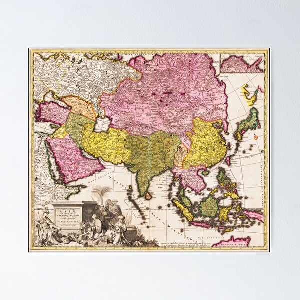 Item preview, 1695 map of Asia designed and sold by Francespoppy.