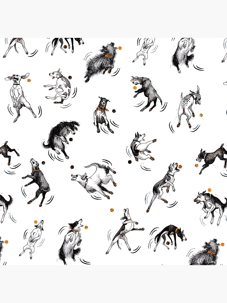 Thumbnail 4 of 4, Pillow, Dogs bad at catching balls designed and sold by Chabdpointcom.