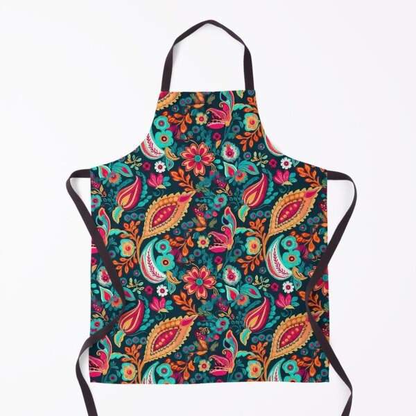 Item preview, Modern floral design inspired by Bollywood and Rococo style designed and sold by Pflugart.