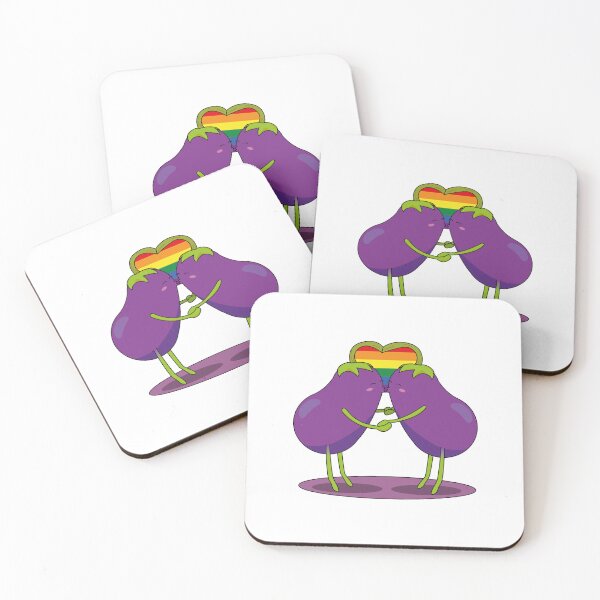Item preview, Gayp pride eggplant designed and sold by ArtforArts.