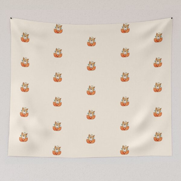 Item preview, Corgi in angel costume in pumpkin designed and sold by haakondesign.