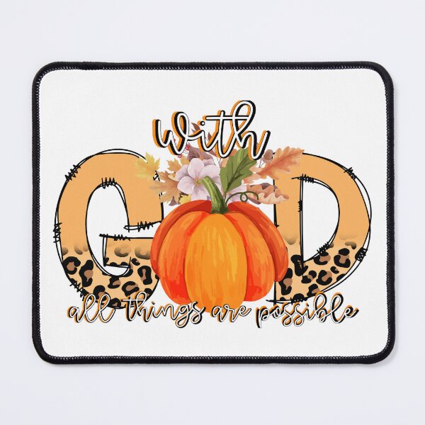 Item preview, With God All Things Are Possible Pumpkin Bible Verse Fall Christian designed and sold by SebastiMatthiro.