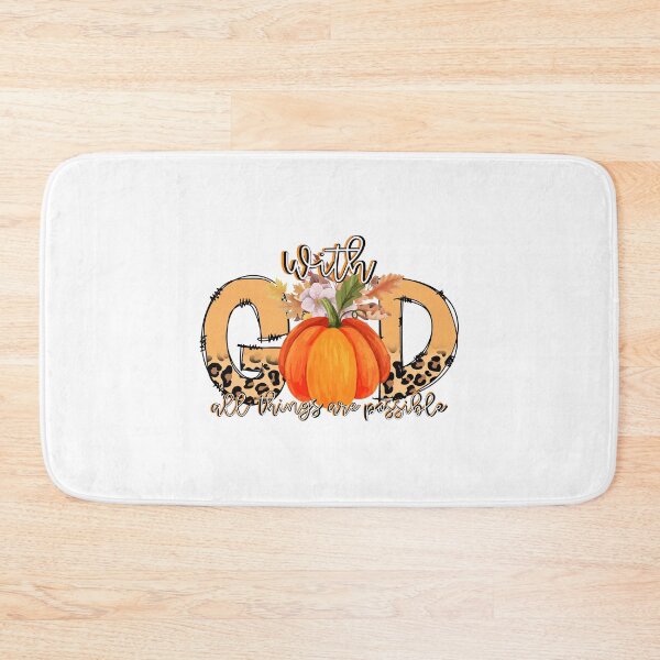 Item preview, With God All Things Are Possible Pumpkin Bible Verse Fall Christian  designed and sold by SebastiMatthiro.