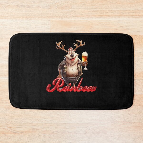 Item preview, Reinbeer - Santas Reindeer Rudolph - Reindeer Pulling Sleigh - Velvet Reindeer - Reindeer In Snow - Buff Reindeer designed and sold by JansenGS.