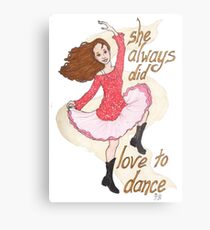 River, Dancing Metal Print