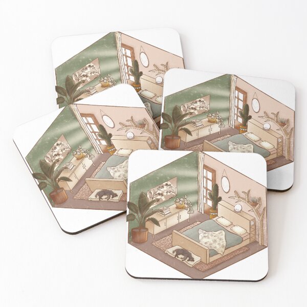 Item preview, Isometric cozy bedroom  designed and sold by Koolmees.