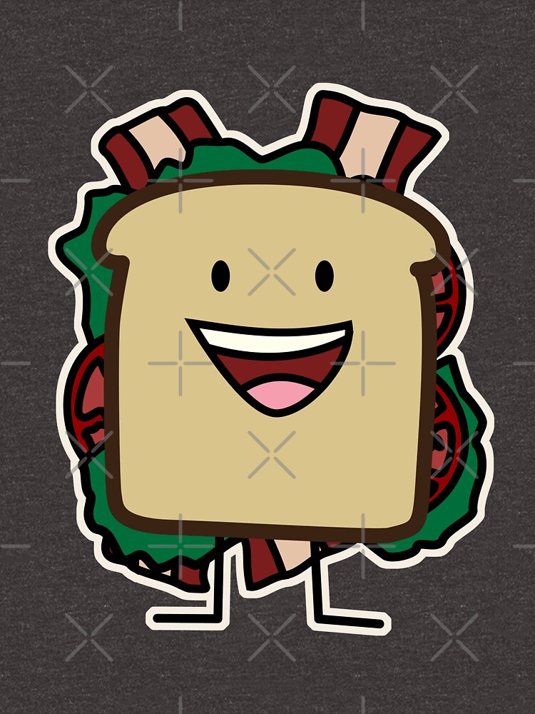 "BLT Sandwich Bacon Lettuce and Tomato bread toast" Tshirt for Sale by