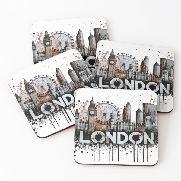 Item preview, London dripping artwork designed and sold by Silver-Lady-Cre.
