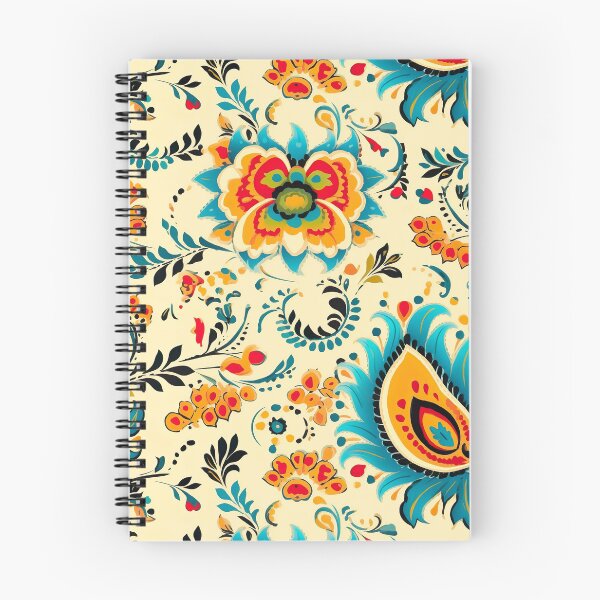 Item preview, Modern floral design inspired by Bollywood and Rococo style designed and sold by Pflugart.