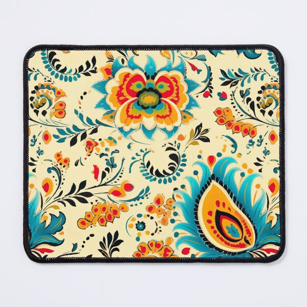 Item preview, Modern floral design inspired by Bollywood and Rococo style designed and sold by Pflugart.