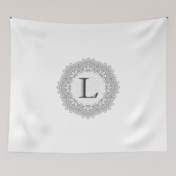 Item preview, Monogram L Ornate Circle Design designed and sold by simplymonogram.