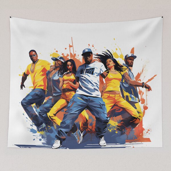Item preview, Colourful Hip Hop R&B Dancers designed and sold by PioneerX1.