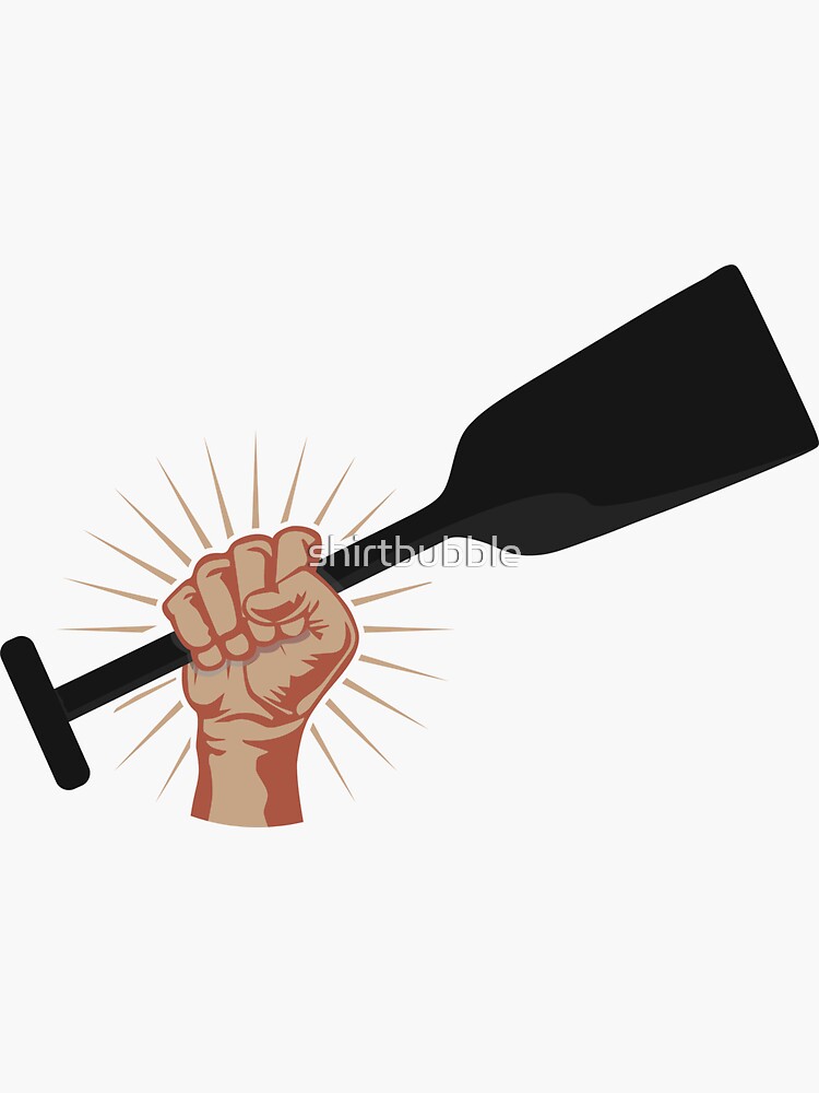Let's row! Paddle canoeing canoe canoeing rowing row by shirtbubble