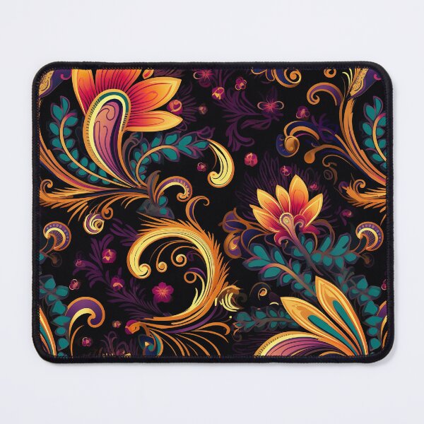 Item preview, Modern floral design inspired by Bollywood and Rococo style designed and sold by Pflugart.