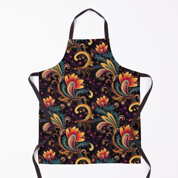 Item preview, Modern floral design inspired by Bollywood and Rococo style designed and sold by Pflugart.