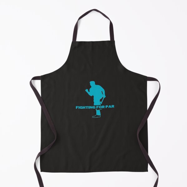 Item preview, Fighting for Par Celebrating sinking a Par Putt Teal designed and sold by FuddalanDesigns.
