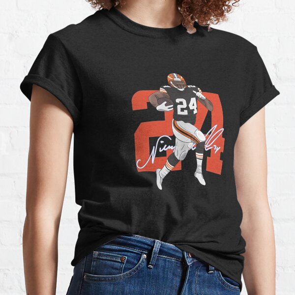 SantoriSport Nick Chubb Vintage Style Bootleg T-Shirt, Nick Chubb Shirt, Vintage 90s Graphic Oversized Sport Tee, Football Bootleg Gift.