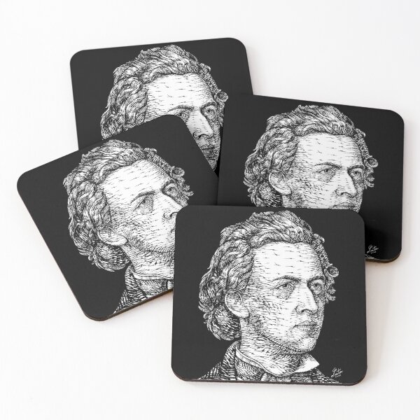 Item preview, FREDERIC CHOPIN ink portrait designed and sold by lautir.