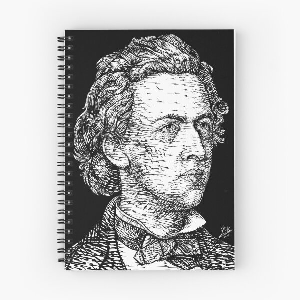 Item preview, FREDERIC CHOPIN ink portrait designed and sold by lautir.
