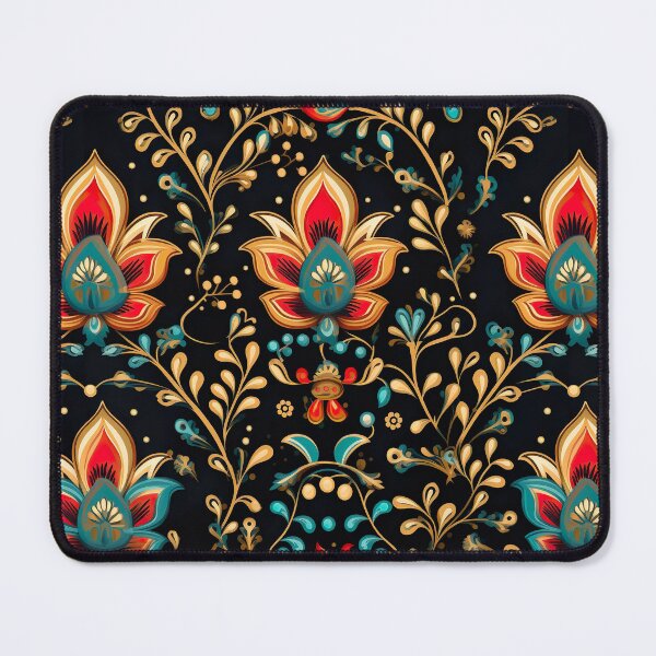 Item preview, Modern floral design inspired by Bollywood and Rococo style designed and sold by Pflugart.