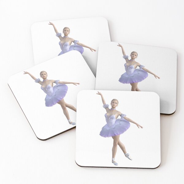 Item preview, Beautiful blonde ballerina on pointe in blue #04 designed and sold by AlluringVisions.