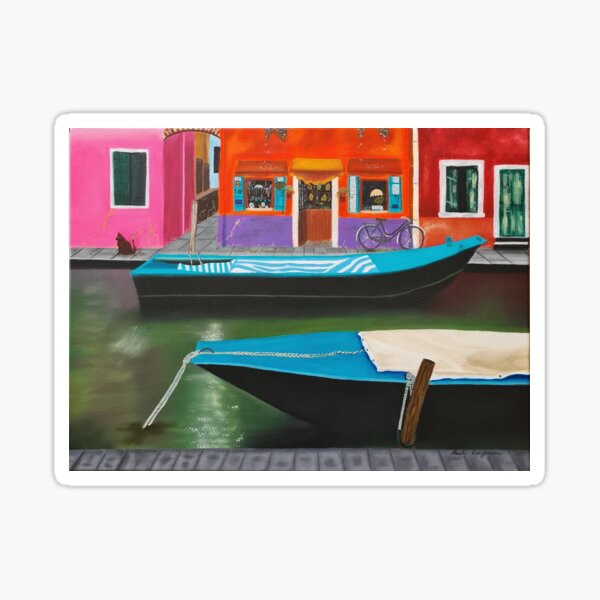 Item preview, Burano in Winter designed and sold by heidi_kaufmann_art.