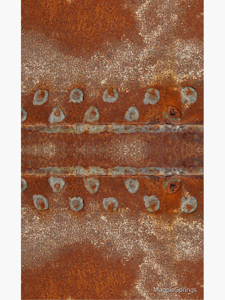 Thumbnail 3 of 3, Sticker, Rivits in Rust by Adelaide Artist Avril Thomas at Magpie Springs designed and sold by MagpieSprings.