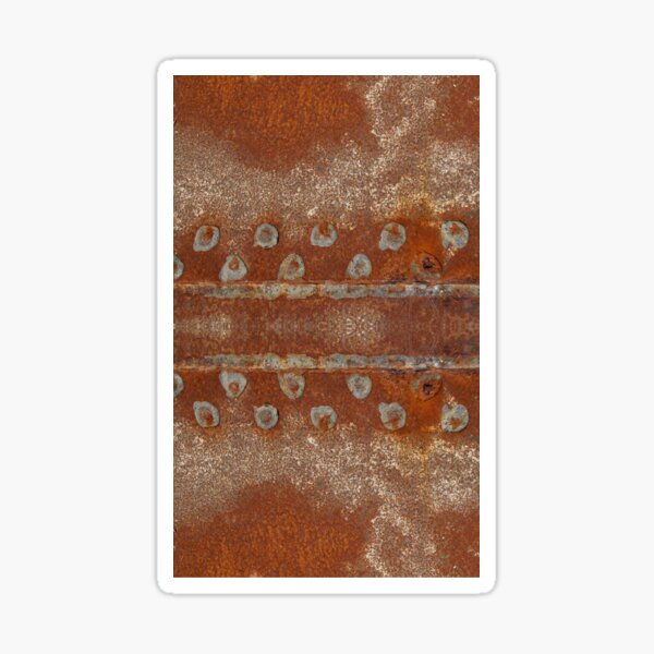Rivits in Rust by Adelaide Artist Avril Thomas at Magpie Springs Sticker