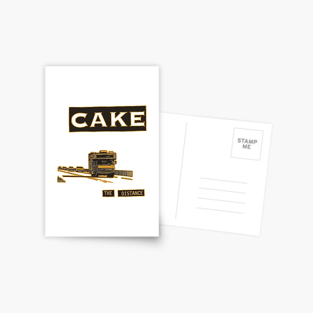 CAKE band music distance Greeting Card