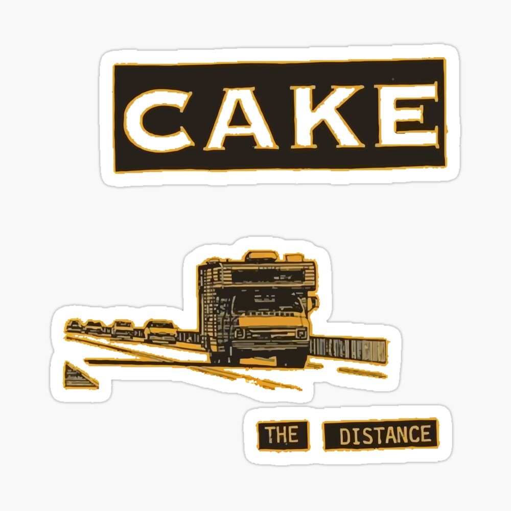 CAKE band music distance Greeting Card