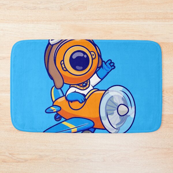 Item preview, Diving into Adventure: Cute Diver Riding Plane Cartoon Vector Icon designed and sold by hjian8219.