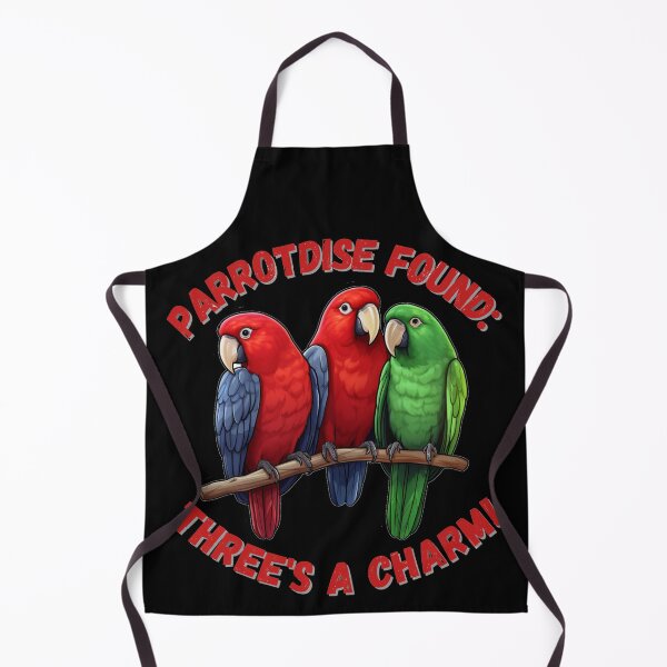 Item preview, Eclectus Parrots Parrotdise Found: Three's A Charm! designed and sold by AllAboutNejsus.