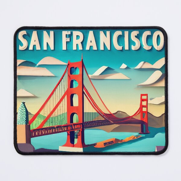 Item preview, San Francisco CA, Cities of the World, Vintage style designed and sold by emaga.